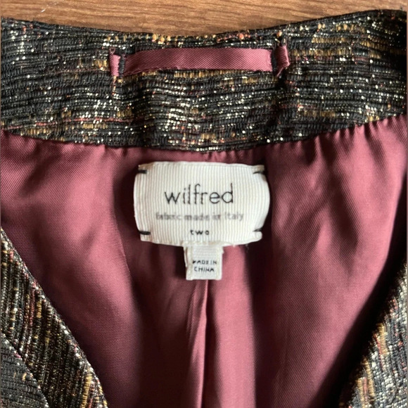 Wilfred Metallic/Sparkle Open Blazer - Made in Italy - Picture 5 of 9